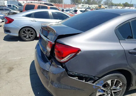 2015 Honda Civic Ex from USA, damaged, VIN 19XFB2F80FE250125